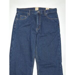 NWT RED HEAD Mens Flannel Lined Straight Leg Jeans Dark Wash‎ Size 34x34